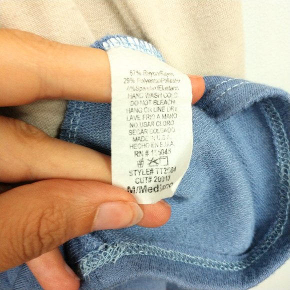 Pop Kiss Color Block Long Sleeve Sweater - Size M - Picture 11 of 11